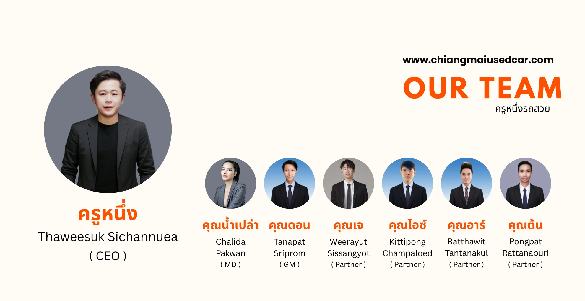 ทีมงานครูหนึ่งรถสวย